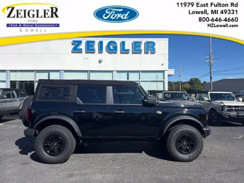 Black 2023 Ford Bronco Wildtrak for sale in Lowell, MI