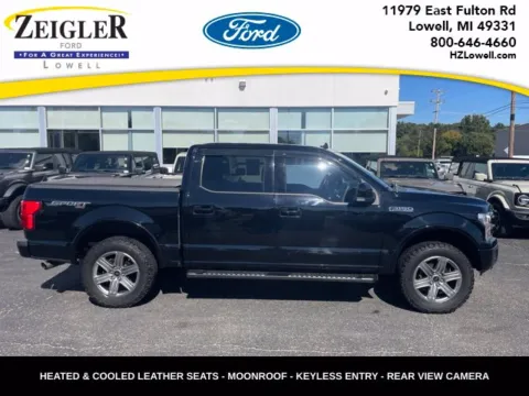 Black 2018 Ford F-150 Lariat for sale in Lowell, MI