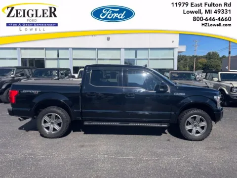Black 2018 Ford F-150 Lariat for sale in Lowell, MI