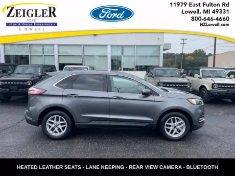 Gray 2024 Ford Edge SEL for sale in Lowell, MI