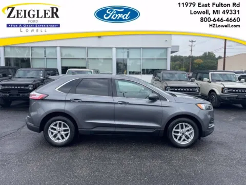 Gray 2024 Ford Edge SEL for sale in Lowell, MI