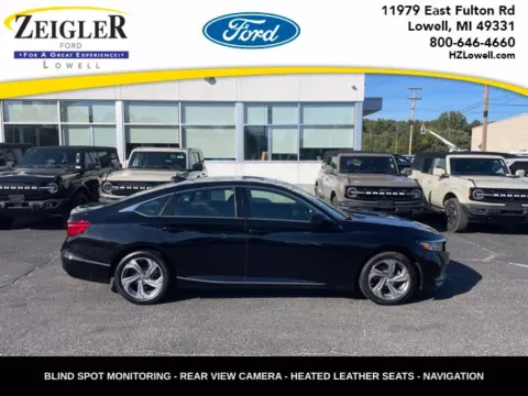 Black 2018 Honda Accord EX-L for sale in Lowell, MI