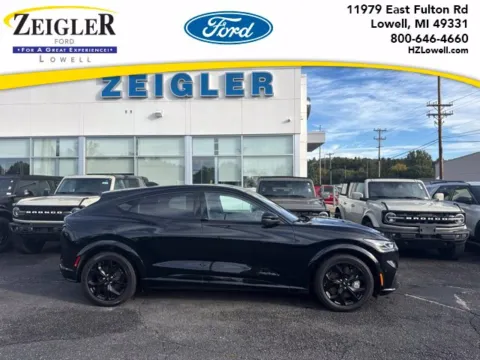 Black 2023 Ford Mustang Mach-E Premium for sale in Lowell, MI
