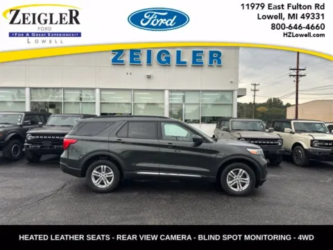 Green 2023 Ford Explorer XLT for sale in Lowell, MI
