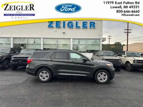 Green 2023 Ford Explorer XLT for sale in Lowell, MI