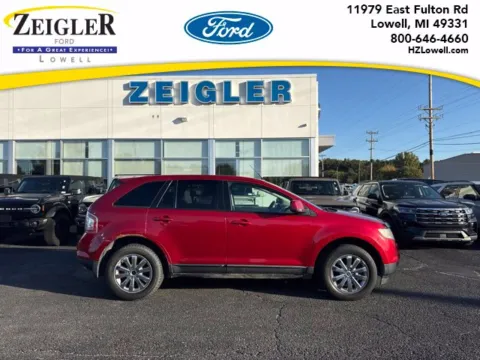 Red 2010 Ford Edge SEL for sale in Lowell, MI