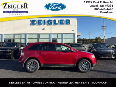 Red 2010 Ford Edge SEL for sale in Lowell, MI
