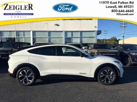 White 2023 Ford Mustang Mach-E Premium for sale in Lowell, MI