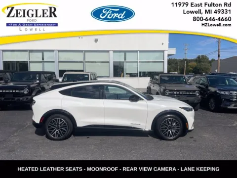 White 2024 Ford Mustang Mach-E Premium for sale in Lowell, MI