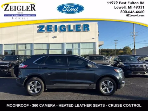 Blue 2024 Ford Edge SEL for sale in Lowell, MI