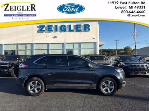 Blue 2024 Ford Edge SEL for sale in Lowell, MI