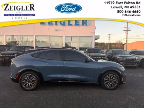 Blue 2024 Ford Mustang Mach-E Premium for sale in Lowell, MI