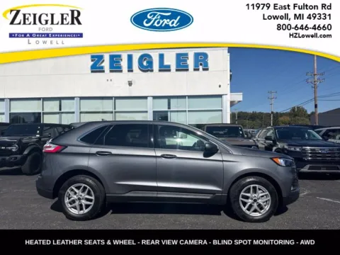 Gray 2024 Ford Edge SEL for sale in Lowell, MI