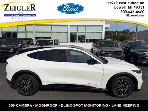 White 2024 Ford Mustang Mach-E Premium for sale in Lowell, MI