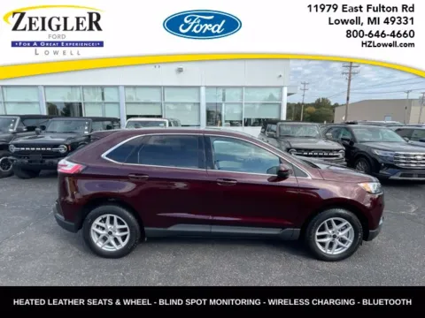 Red 2024 Ford Edge SEL for sale in Lowell, MI