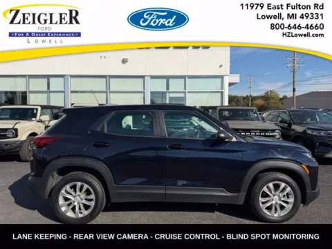 Blue 2021 Chevrolet TrailBlazer LS for sale in Lowell, MI