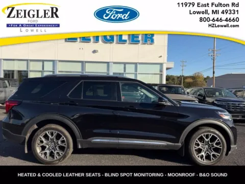 Black 2025 Ford Explorer Platinum for sale in Lowell, MI