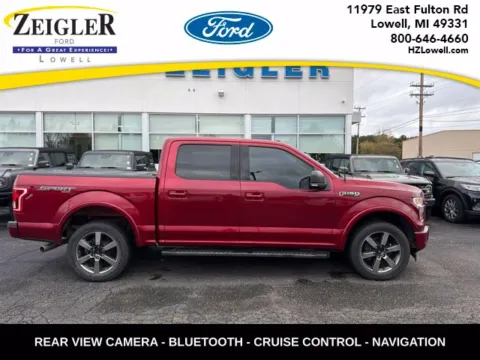 Red 2017 Ford F-150 XLT for sale in Lowell, MI