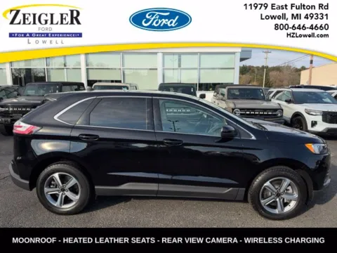 Black 2024 Ford Edge SEL for sale in Lowell, MI