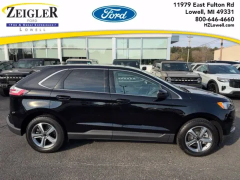 Black 2024 Ford Edge SEL for sale in Lowell, MI