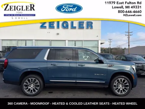 Blue 2026 GMC Yukon XL Denali for sale in Lowell, MI