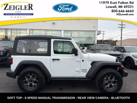 White 2021 Jeep Wrangler Sport for sale in Lowell, MI