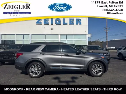 Gray 2023 Ford Explorer XLT for sale in Lowell, MI