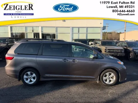 Gray 2020 Toyota Sienna LE for sale in Lowell, MI