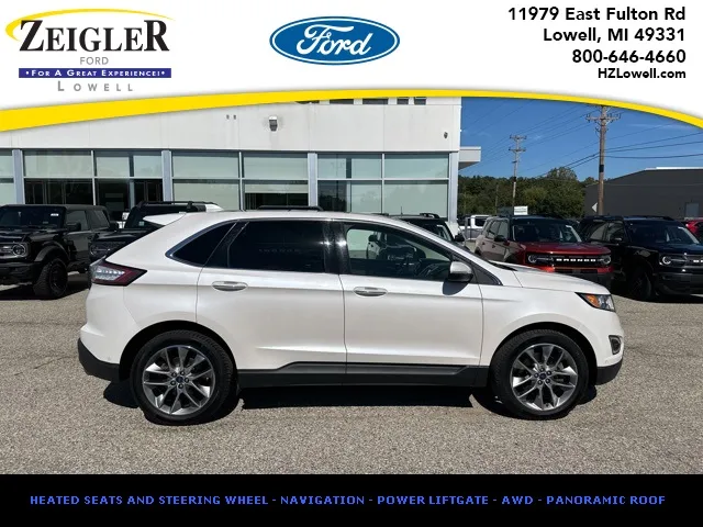 LR　オーダー Used 2017 Ford Edge Titanium for sale in Lowell, MI at
