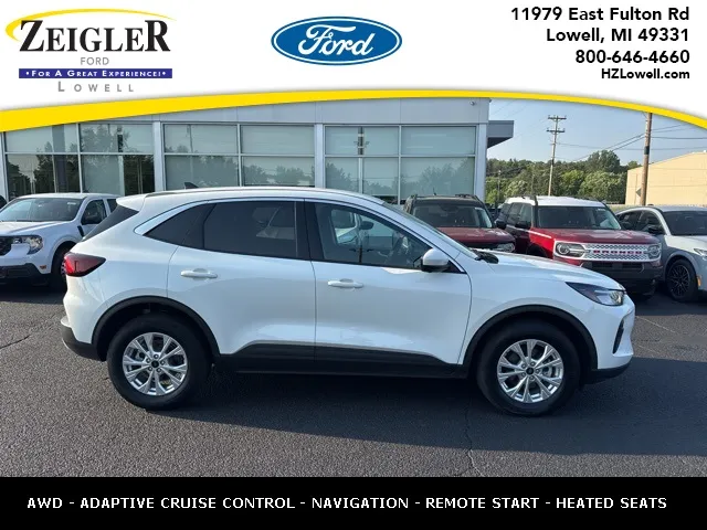 White 2023 Ford Escape Active for sale in Lowell, MI