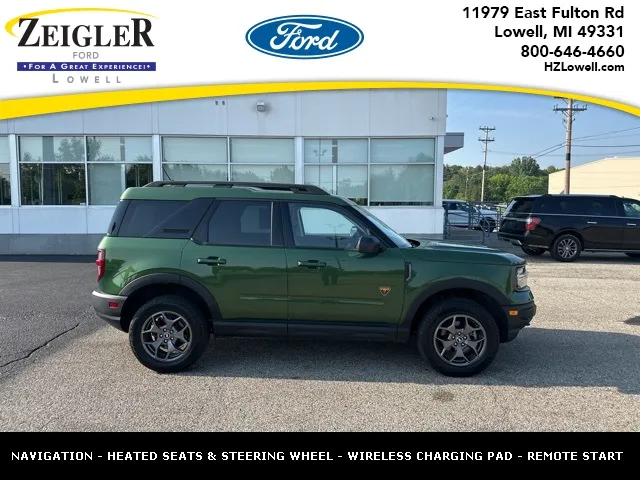 Green 2023 Ford Bronco Sport Badlands for sale in Lowell, MI