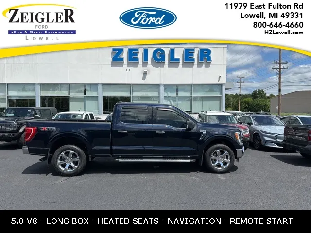 Blue 2022 Ford F-150 XLT for sale in Lowell, MI