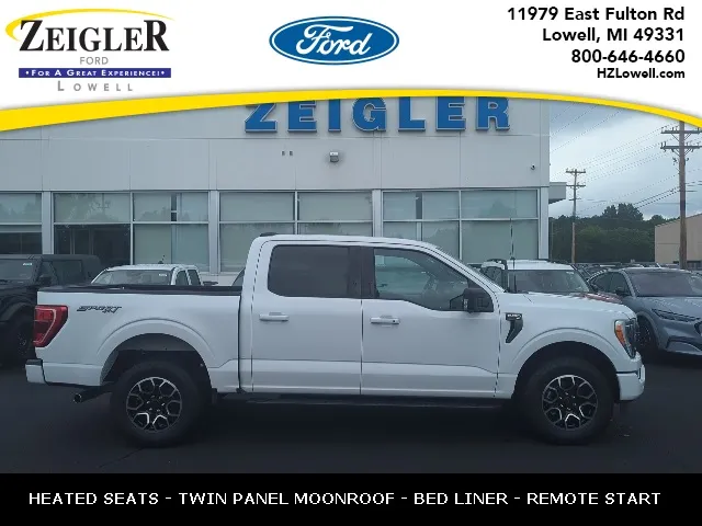 White 2023 Ford F-150 XLT for sale in Lowell, MI