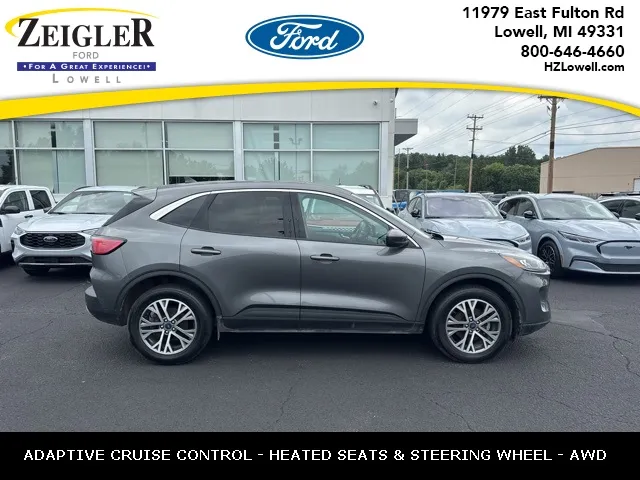 Silver 2022 Ford Escape SEL for sale in Lowell, MI