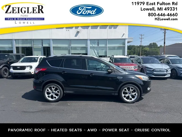 Black 2014 Ford Escape Titanium for sale in Lowell, MI