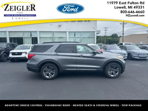 Gray 2023 Ford Explorer XLT for sale in Lowell, MI