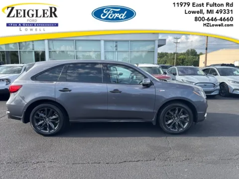 Gray 2020 Acura MDX Technology & A-Spec Packages for sale in Lowell, MI
