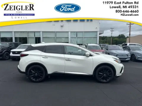 White 2020 Nissan Murano Platinum for sale in Lowell, MI