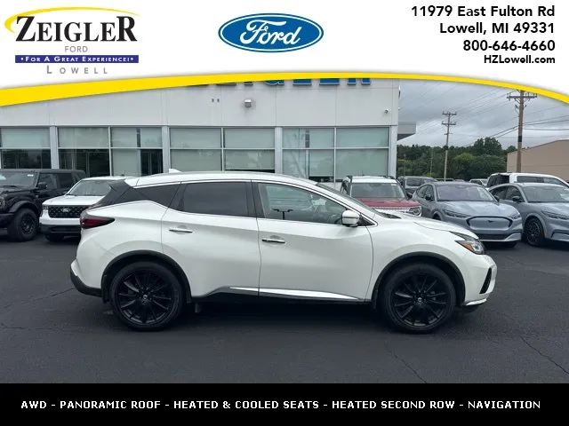 White 2020 Nissan Murano Platinum for sale in Lowell, MI