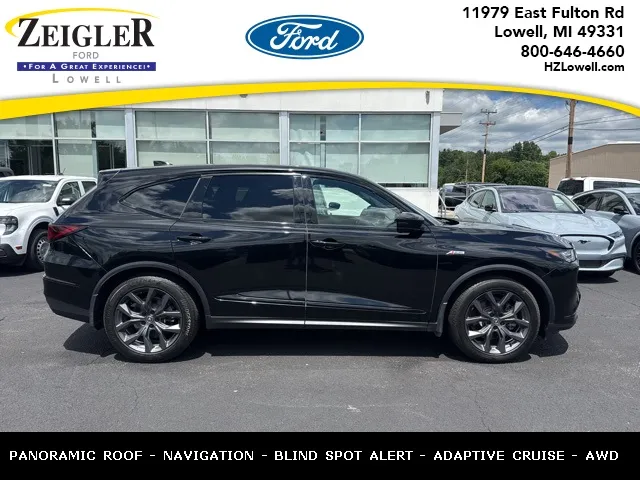 Black 2023 Acura MDX A-Spec for sale in Lowell, MI