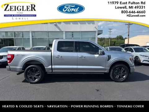 Silver 2023 Ford F-150 Lariat for sale in Lowell, MI