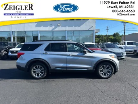 Silver 2020 Ford Explorer XLT for sale in Lowell, MI