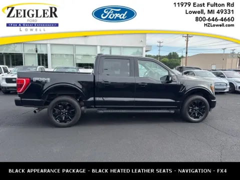 Black 2022 Ford F-150 XLT for sale in Lowell, MI