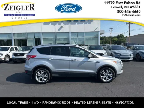 Silver 2016 Ford Escape Titanium for sale in Lowell, MI
