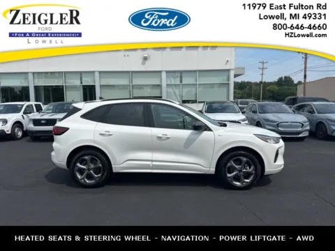 White 2024 Ford Escape ST-Line for sale in Lowell, MI