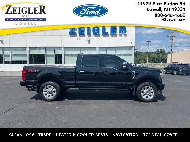Black 2020 Ford F-350SD Platinum for sale in Lowell, MI
