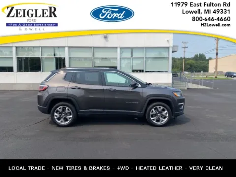Gray 2019 Jeep Compass Limited for sale in Lowell, MI