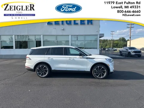 White 2021 Lincoln Aviator Reserve for sale in Lowell, MI