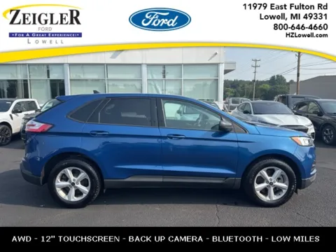 Blue 2024 Ford Edge SE for sale in Lowell, MI
