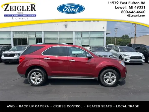 Red 2011 Chevrolet Equinox LT for sale in Lowell, MI